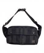 PORTERポーター）の古着「WAIST BAG」｜ブラック×グレー