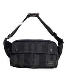 PORTER（ポーター）の古着「WAIST BAG」｜ブラック×グレー