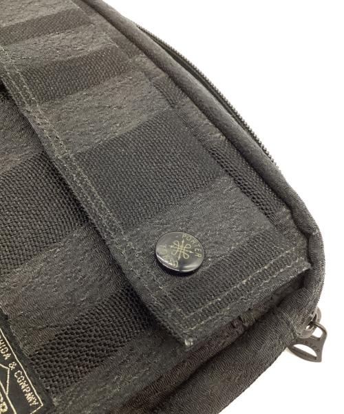PORTER（ポーター）PORTER (ポーター) WAIST BAG ブラック×グレーの古着・服飾アイテム