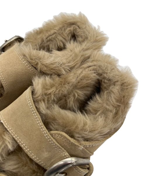 Caminando（カミナンド）Caminando (カミナンド) DOUBLE BUCKLE SANDALS ベージュ サイズ:8の古着・服飾アイテム