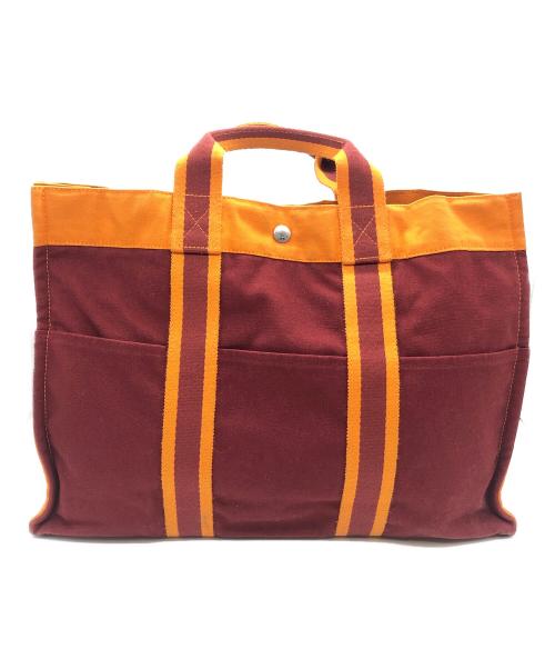 HERMES（エルメス）HERMES (エルメス) フールトゥMM オレンジ×ブラウンの古着・服飾アイテム