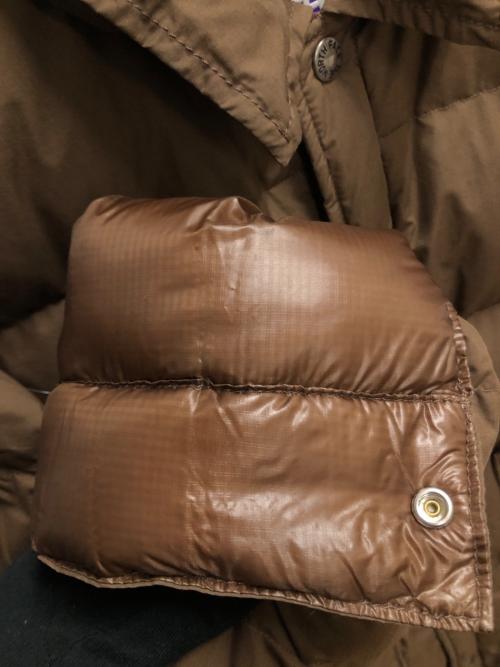 THE NORTHFACE PURPLELABEL（ザ・ノースフェイス パープルレーベル）THE NORTHFACE PURPLELABEL (ザ・ノースフェイス パープルレーベル) Lightweight 65/35 StuffedShirt ブラウン サイズ:SIZE Mの古着・服飾アイテム