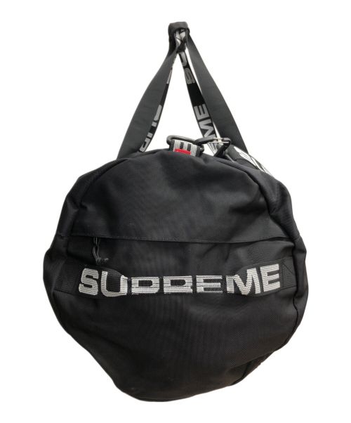 SUPREME（シュプリーム）Supreme (シュプリーム) Duffle Bag ブラック×ホワイトの古着・服飾アイテム
