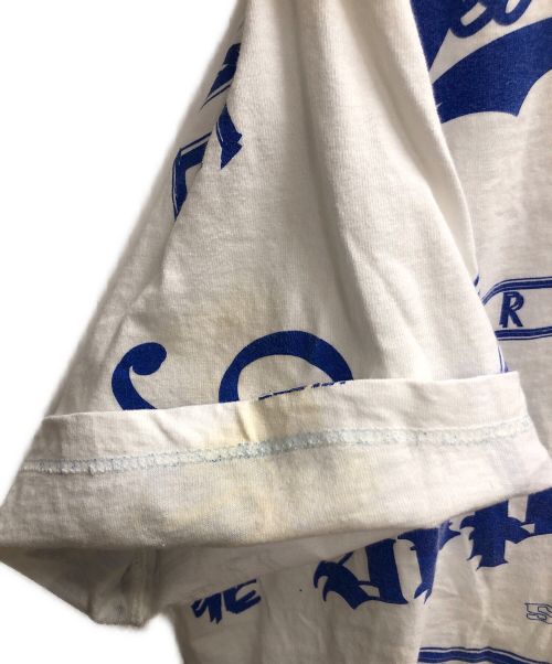 SUPREME（シュプリーム）Supreme (シュプリーム) Multi Logo Tee ホワイト×ブルー サイズ:XLの古着・服飾アイテム