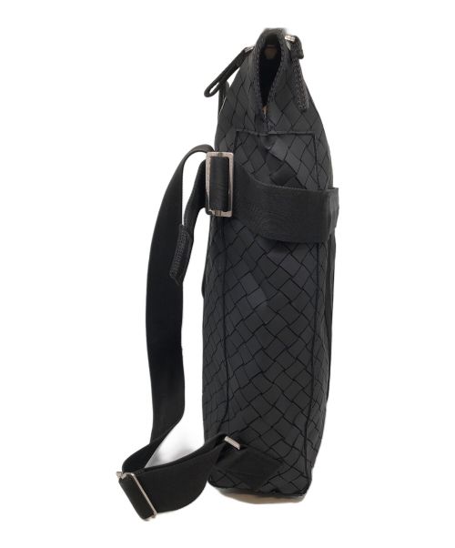 BOTTEGA VENETA（ボッテガベネタ）BOTTEGA VENETA (ボッテガベネタ) ニューラバーイントレッチオ　バックパック ブラックの古着・服飾アイテム