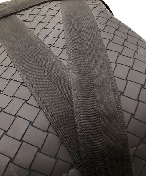 BOTTEGA VENETA（ボッテガベネタ）BOTTEGA VENETA (ボッテガベネタ) ニューラバーイントレッチオ　バックパック ブラックの古着・服飾アイテム