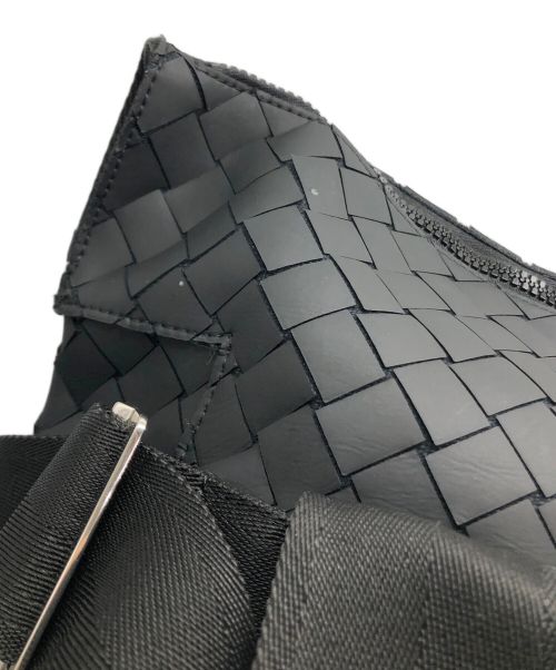 BOTTEGA VENETA（ボッテガベネタ）BOTTEGA VENETA (ボッテガベネタ) ニューラバーイントレッチオ　バックパック ブラックの古着・服飾アイテム