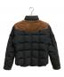 RALPH LAUREN (ラルフローレン) スウェード切替ダウンジャケット ブラック×ブラウン サイズ:SIZE 11：5000円