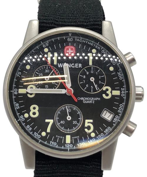 WENGER（ウェンガー）WENGER (ウェンガー) リストウォッチ ブラックの古着・服飾アイテム