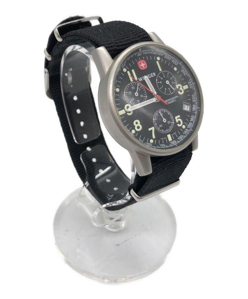 WENGER（ウェンガー）WENGER (ウェンガー) リストウォッチ ブラックの古着・服飾アイテム