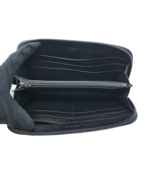 PRADA（プラダ）PRADA (プラダ) 長財布 ブラックの古着・服飾アイテム