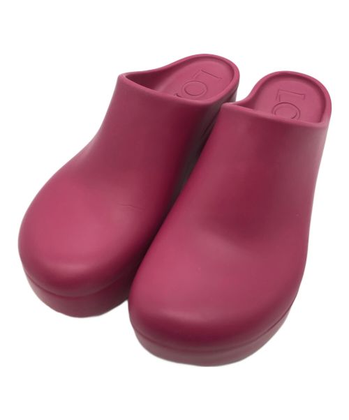 LOEWE（ロエベ）LOEWE (ロエベ) テラ フォーム クロッグ ピンク サイズ:36の古着・服飾アイテム