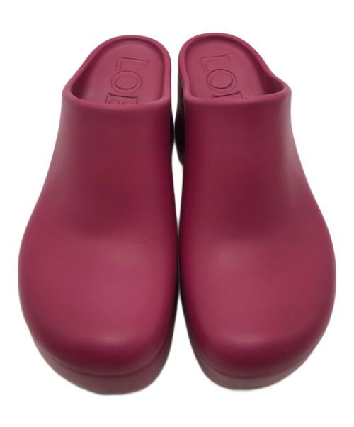 LOEWE（ロエベ）LOEWE (ロエベ) テラ フォーム クロッグ ピンク サイズ:36の古着・服飾アイテム