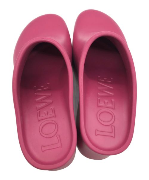 LOEWE（ロエベ）LOEWE (ロエベ) テラ フォーム クロッグ ピンク サイズ:36の古着・服飾アイテム