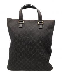 GUCCI（グッチ）の古着「GGキャンバス　トートバッグ」｜ブラウン