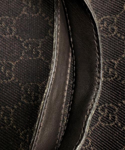 GUCCI（グッチ）GUCCI (グッチ) GGキャンバス　トートバッグ ブラウンの古着・服飾アイテム