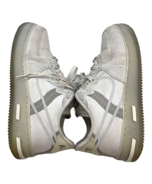 NIKE（ナイキ）NIKE (ナイキ) AIR FORCE 1 REACT QS ホワイト×グレー サイズ:SIZE 28cmの古着・服飾アイテム