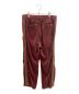 TUITACI (ツイタチ) Heavy oz Velour Lined Pant ワインレッド×グリーン サイズ:SIZE 2：3000円