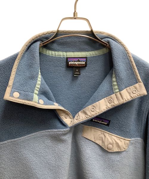 Patagonia（パタゴニア）Patagonia (パタゴニア) ライトウェイト シンチラ スナップT プルオーバー ブルー サイズ:SIZE Sの古着・服飾アイテム