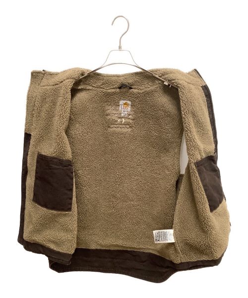 CarHartt（カーハート）CarHartt (カーハート) ボアダックベスト ブラウン サイズ:SIZE XLの古着・服飾アイテム