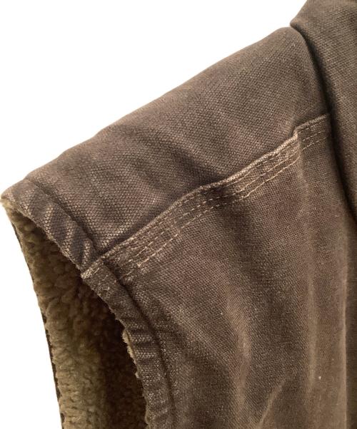 CarHartt（カーハート）CarHartt (カーハート) ボアダックベスト ブラウン サイズ:SIZE XLの古着・服飾アイテム