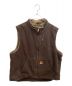 CarHartt（カーハート）の古着「ボアダックベスト」｜ブラウン