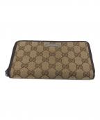GUCCIグッチ）の古着「長財布」｜カーキ