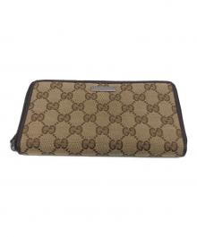 GUCCI（グッチ）の古着「長財布」｜カーキ