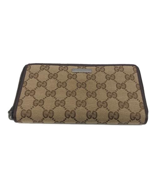 GUCCI（グッチ）GUCCI (グッチ) 長財布 カーキの古着・服飾アイテム