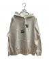 SUPREME（シュプリーム）の古着「Split Box Logo Hooded」｜ホワイト