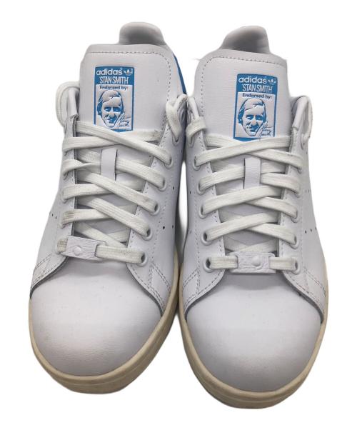 adidas（アディダス）adidas (アディダス) STANSMITH ホワイト×スカイブルー サイズ:24.5cmの古着・服飾アイテム