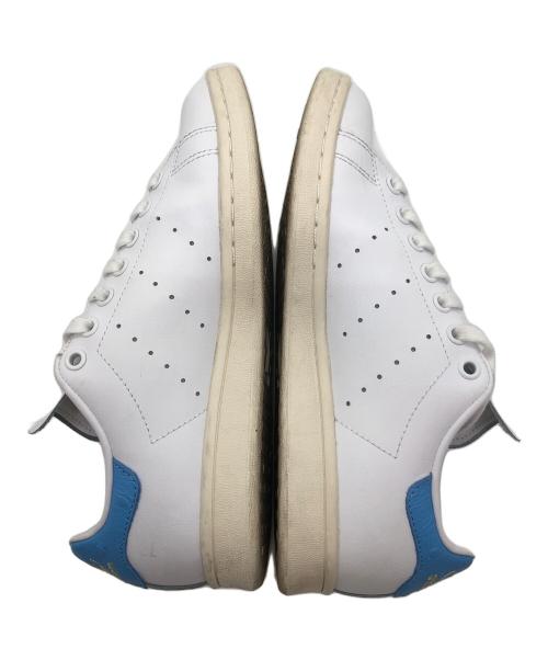 adidas（アディダス）adidas (アディダス) STANSMITH ホワイト×スカイブルー サイズ:24.5cmの古着・服飾アイテム