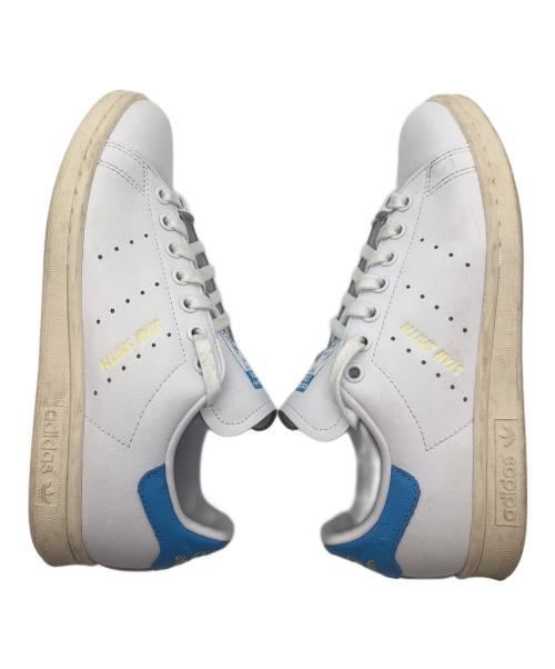 adidas（アディダス）adidas (アディダス) STANSMITH ホワイト×スカイブルー サイズ:24.5cmの古着・服飾アイテム