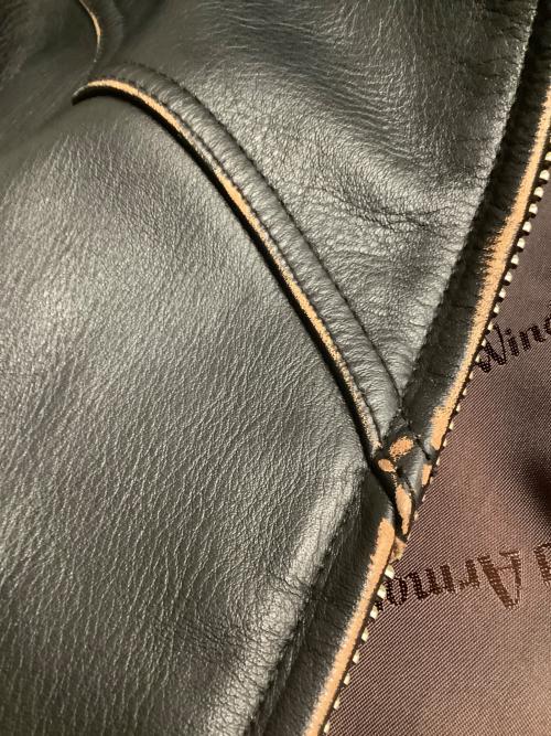 Wind Armor（ウィンドアーマー）Wind Armor (ウィンドアーマー) ウエスタンレザージャケット ブラック サイズ:SIZE Lの古着・服飾アイテム