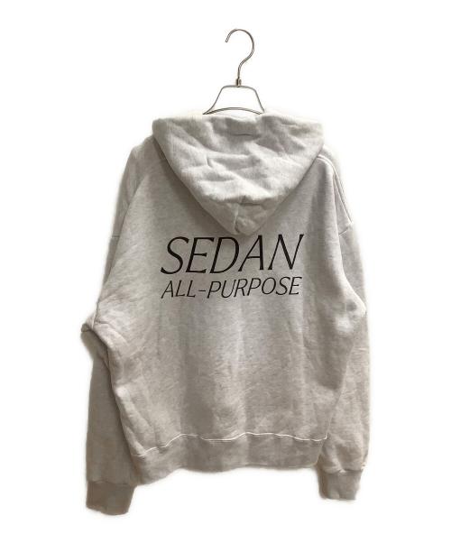 SEDAN ALL-PURPOSE（セダンオールパーパス）SEDAN ALL-PURPOSE (セダンオールパーパス) プルオーバーパーカー ホワイト サイズ:SIZE Lの古着・服飾アイテム