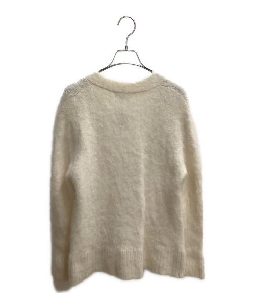 OHGA（オオガ）OHGA (オオガ) アルパカ混ニットカーディガン ホワイト サイズ:SIZE Free 未使用品の古着・服飾アイテム