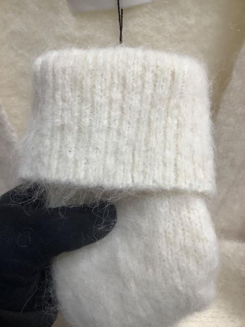 OHGA（オオガ）OHGA (オオガ) アルパカ混ニットカーディガン ホワイト サイズ:SIZE Free 未使用品の古着・服飾アイテム