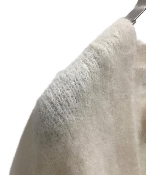 OHGA（オオガ）OHGA (オオガ) アルパカ混ニットカーディガン ホワイト サイズ:SIZE Free 未使用品の古着・服飾アイテム