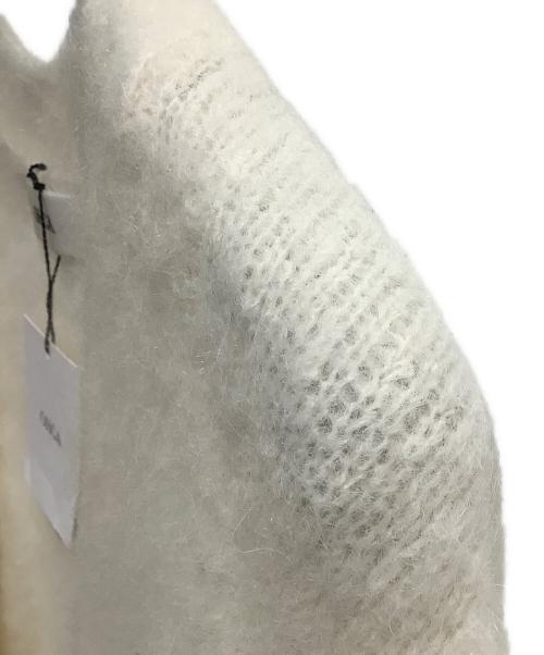 OHGA（オオガ）OHGA (オオガ) アルパカ混ニットカーディガン ホワイト サイズ:SIZE Free 未使用品の古着・服飾アイテム