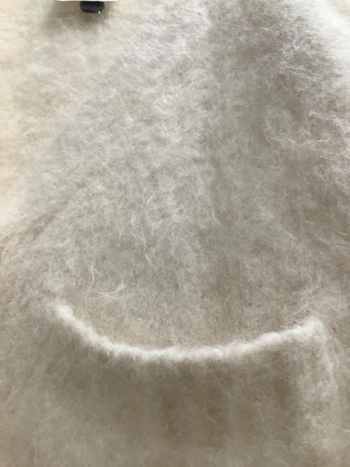 OHGA（オオガ）OHGA (オオガ) アルパカ混ニットカーディガン ホワイト サイズ:SIZE Free 未使用品の古着・服飾アイテム