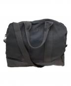 Y'sワイズ）の古着「キャンバスコンビボストンバッグ」｜ブラック