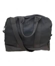 Y's（ワイズ）の古着「キャンバスコンビボストンバッグ」｜ブラック