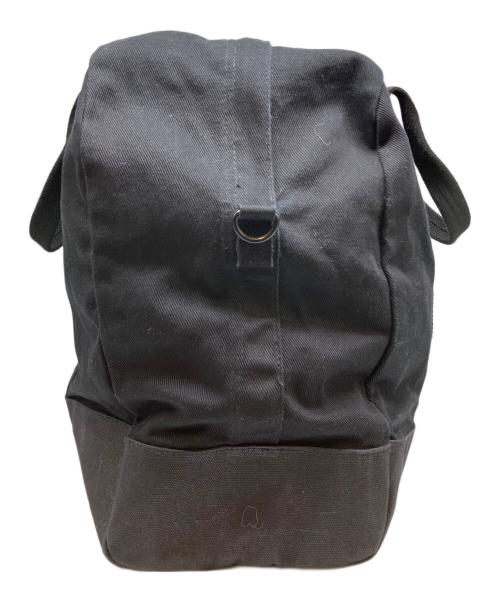 Y's（ワイズ）Y's (ワイズ) キャンバスコンビボストンバッグ ブラックの古着・服飾アイテム