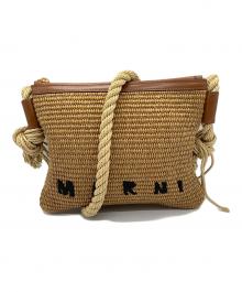 MARNI（マルニ）の古着「MARCEL SUMMER BAG」｜ブラウン×ベージュ