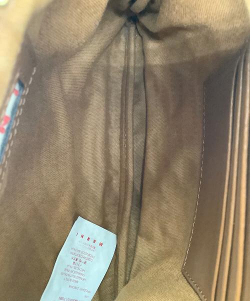 MARNI（マルニ）MARNI (マルニ) MARCEL SUMMER BAG ブラウン×ベージュの古着・服飾アイテム