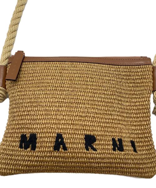 MARNI（マルニ）MARNI (マルニ) MARCEL SUMMER BAG ブラウン×ベージュの古着・服飾アイテム