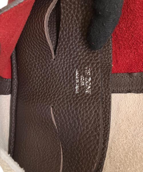 TIP ZONE（ティップゾーン）TIP ZONE (ティップゾーン) 長財布 レッド×ベージュの古着・服飾アイテム