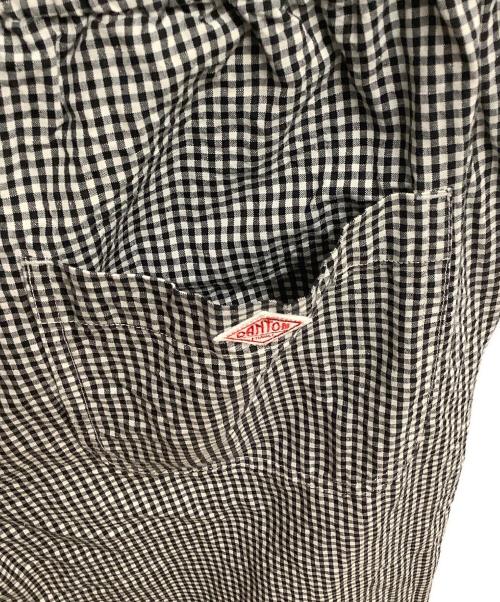 DANTON（ダントン）DANTON (ダントン) コットンリネンウェザーイージーパンツ ブラック×ホワイト サイズ:SIZE 38の古着・服飾アイテム