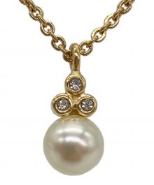 Christian Dior（クリスチャン ディオール）の古着「ヴィンテージネックレス」｜ゴールド×ホワイト