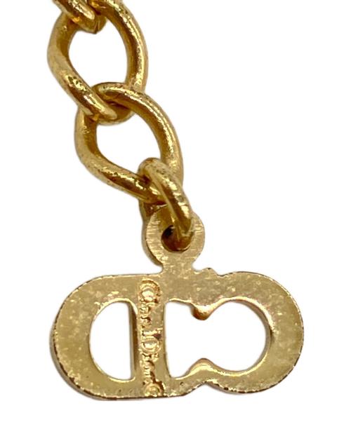 Christian Dior（クリスチャン ディオール）Christian Dior (クリスチャン ディオール) ヴィンテージネックレス ゴールド×ホワイトの古着・服飾アイテム